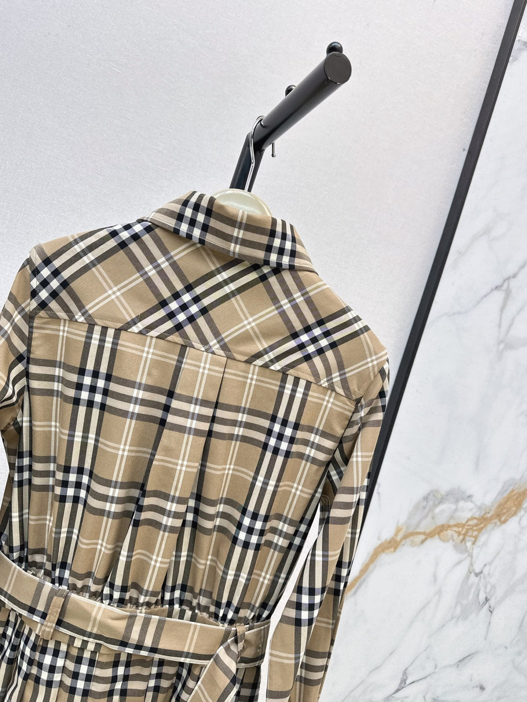 26FW New Classic Plaid Long-Sleeve Dress 🤎