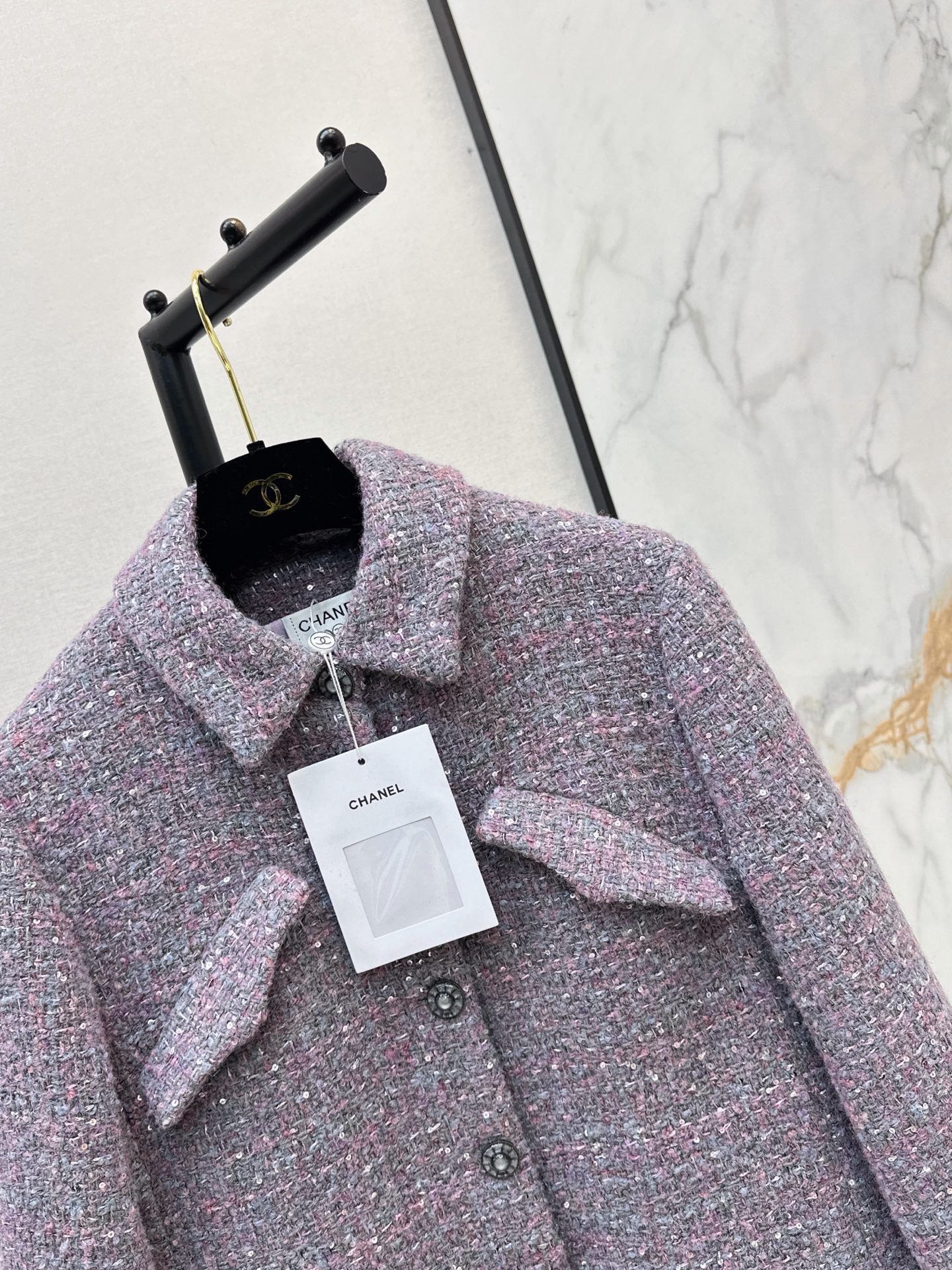 🔥Highest Quality🔥26FW New Mid-Length Lapel Knit Jacket 💜