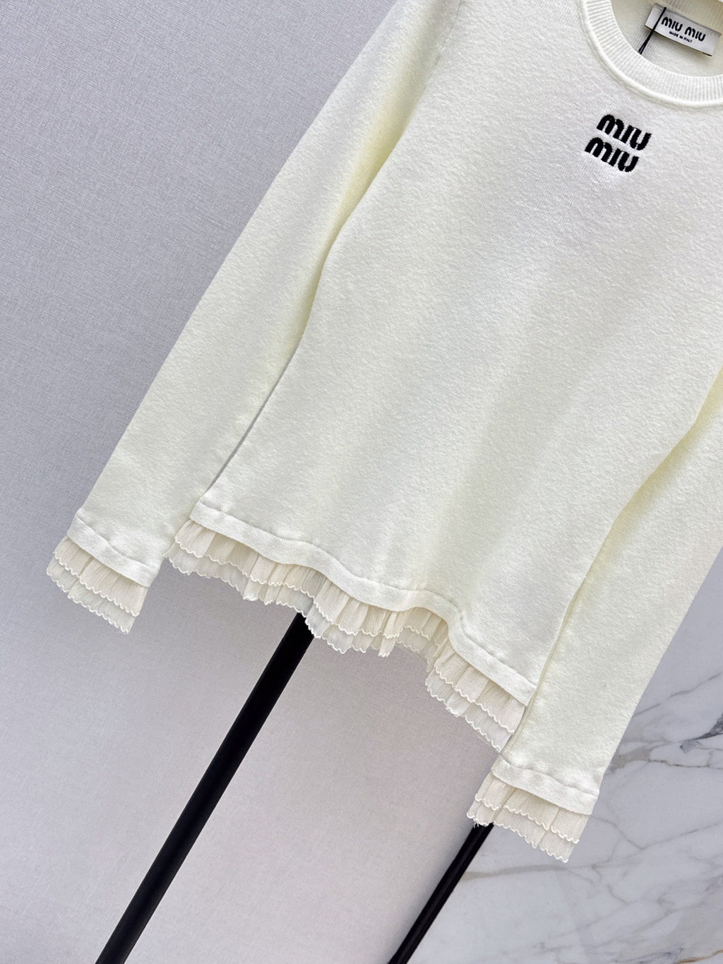 26FW New Versatile Color-Block Crew-Neck Sweater 🤍
