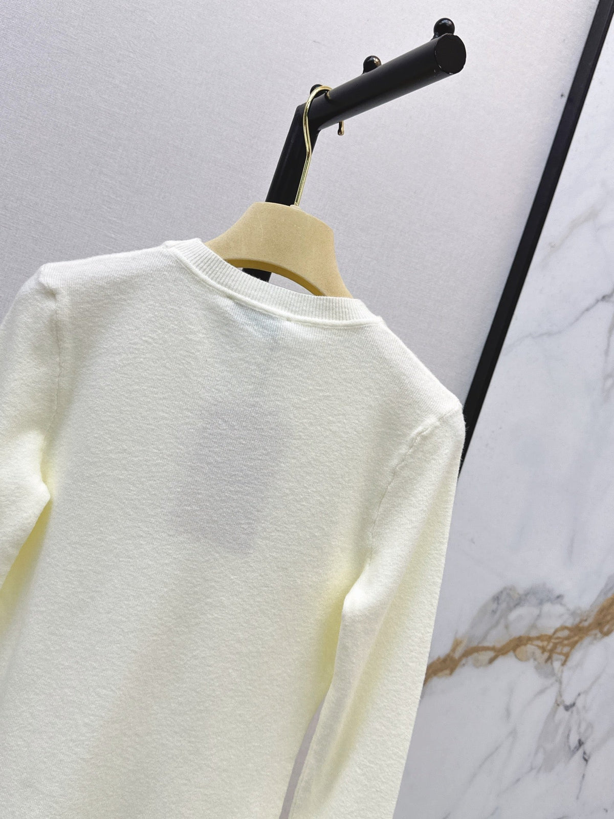 26FW New Versatile Color-Block Crew-Neck Sweater 🤍