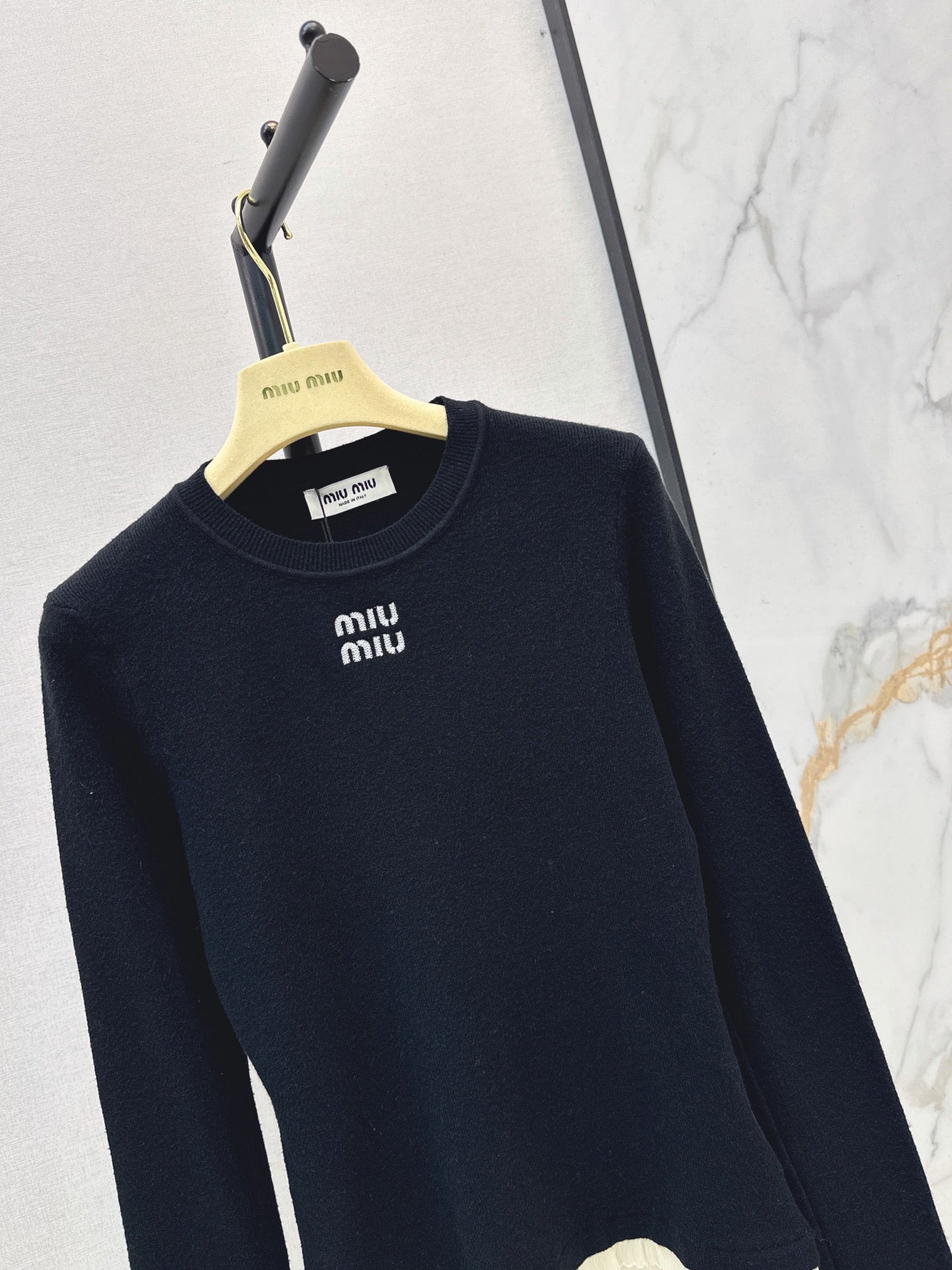 26FW New Versatile Color-Block Crew-Neck Sweater 🤍