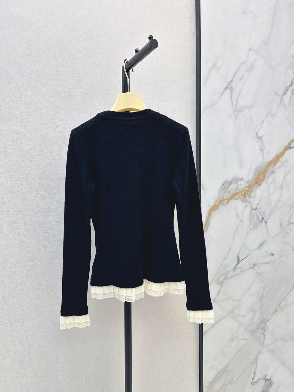 26FW New Versatile Color-Block Crew-Neck Sweater 🤍