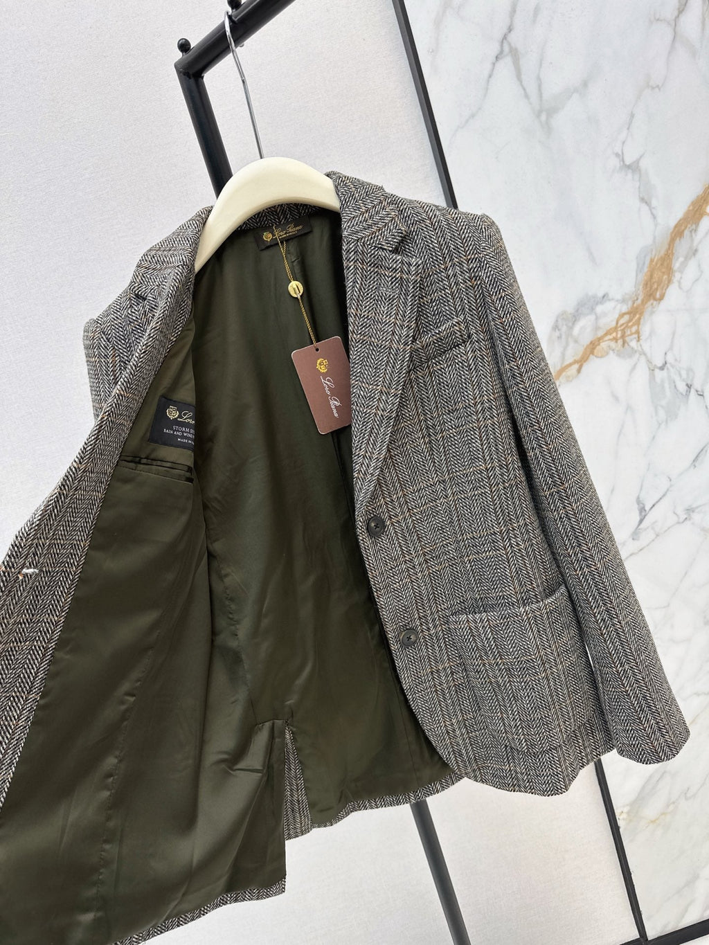 🔥Highest Quality🔥26FW New Oversized Herringbone Blazer 🤎