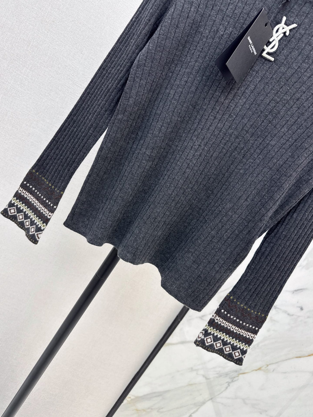 26FW New Slim-Fit Crew-Neck Knit Base Layer 🩶