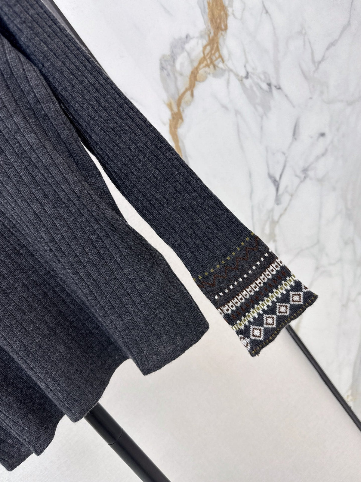 26FW New Slim-Fit Crew-Neck Knit Base Layer 🩶