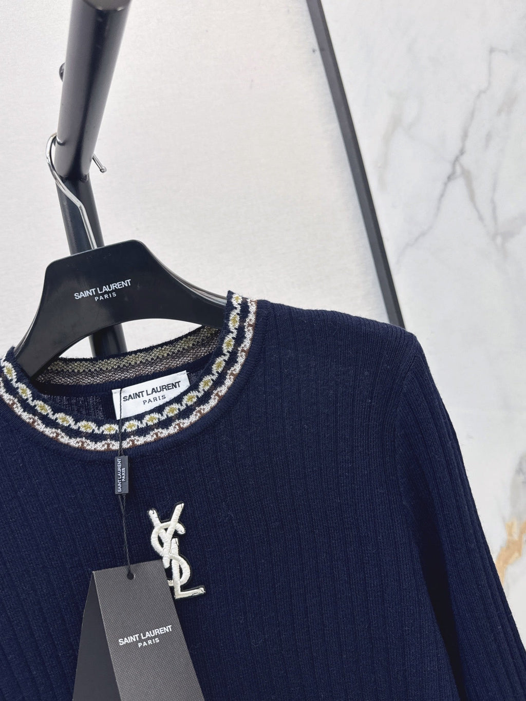 26FW New Slim-Fit Crew-Neck Knit Base Layer 🩶
