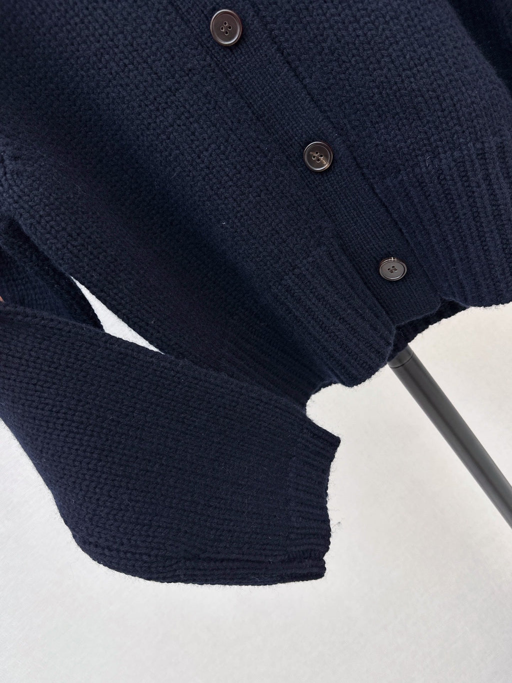 🔥Highest Quality🔥26FW New Cashmere Cardigan with Detachable Mink Collar 🖤