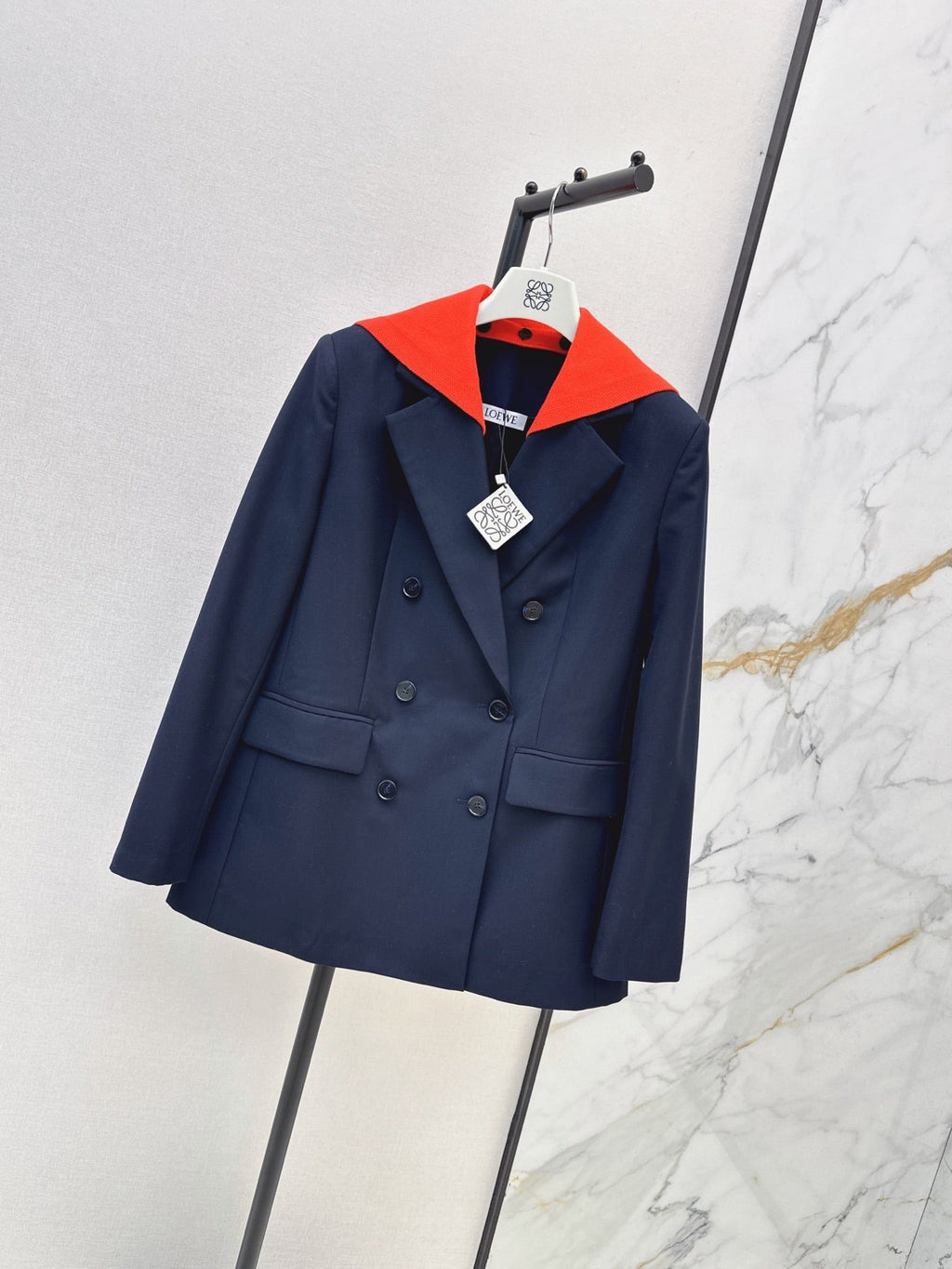 🔥Highest Quality🔥26FW New Faux-Layer Color-Block Paneled Blazer 🩶