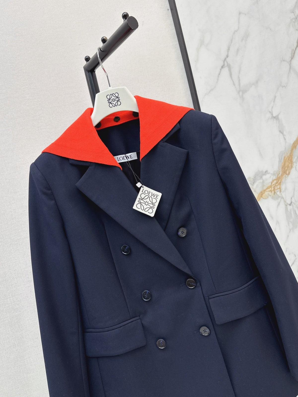 🔥Highest Quality🔥26FW New Faux-Layer Color-Block Paneled Blazer 🩶