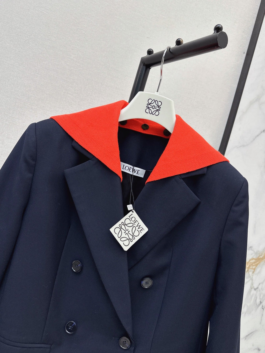 🔥Highest Quality🔥26FW New Faux-Layer Color-Block Paneled Blazer 🩶