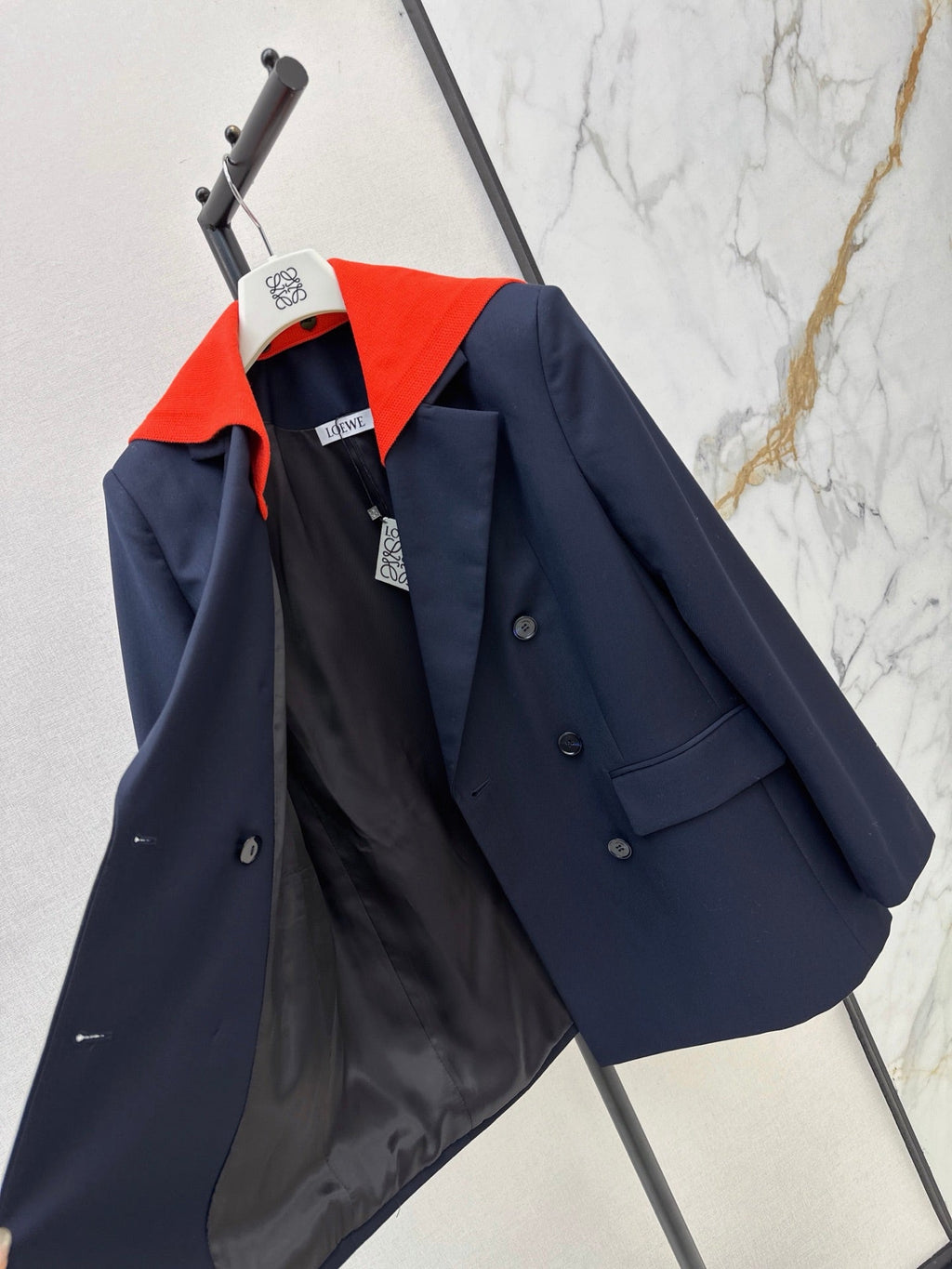 🔥Highest Quality🔥26FW New Faux-Layer Color-Block Paneled Blazer 🩶