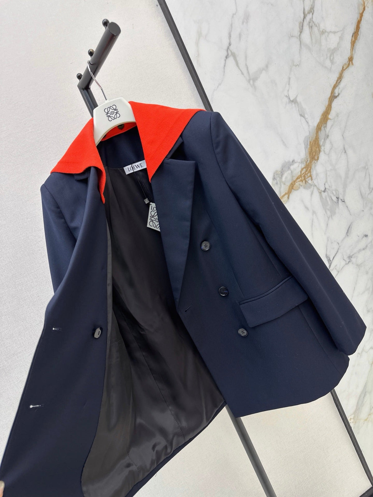 🔥Highest Quality🔥26FW New Faux-Layer Color-Block Paneled Blazer 🩶