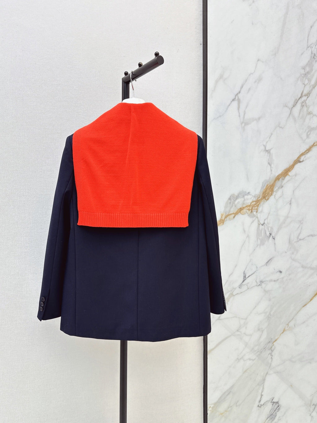 🔥Highest Quality🔥26FW New Faux-Layer Color-Block Paneled Blazer 🩶